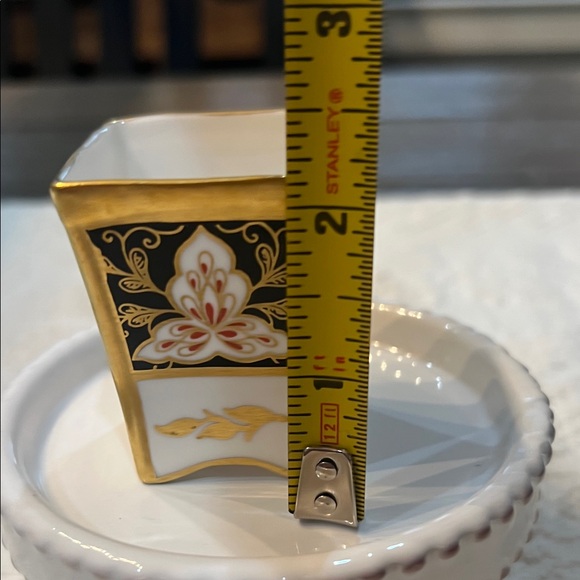 1961-74 Chrysanthemum Abbeydale Duffield Derbyshire Bone China Mini Vase England - Picture 14 of 16